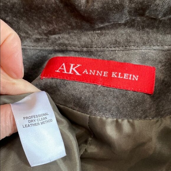 Anne Klein Brown Leather Jacket - Picture 13 of 14